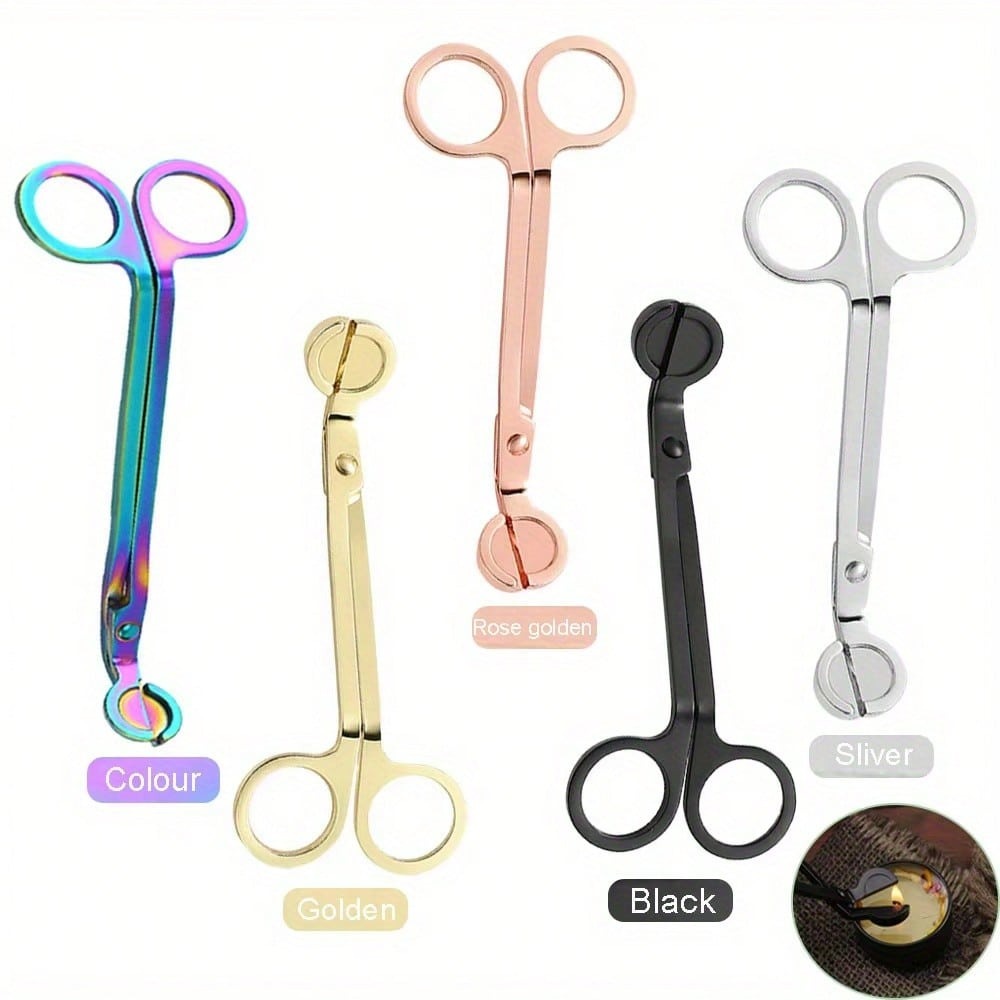 Candle Making Kit For Kids - Stainless Steel Candle Wick Trimmer Scented