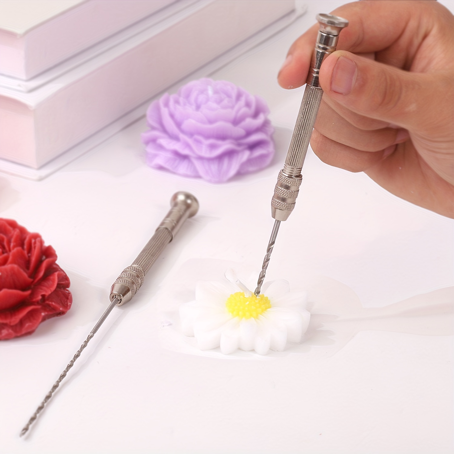Candle Making Kit For Kids - A set of candle punching tools