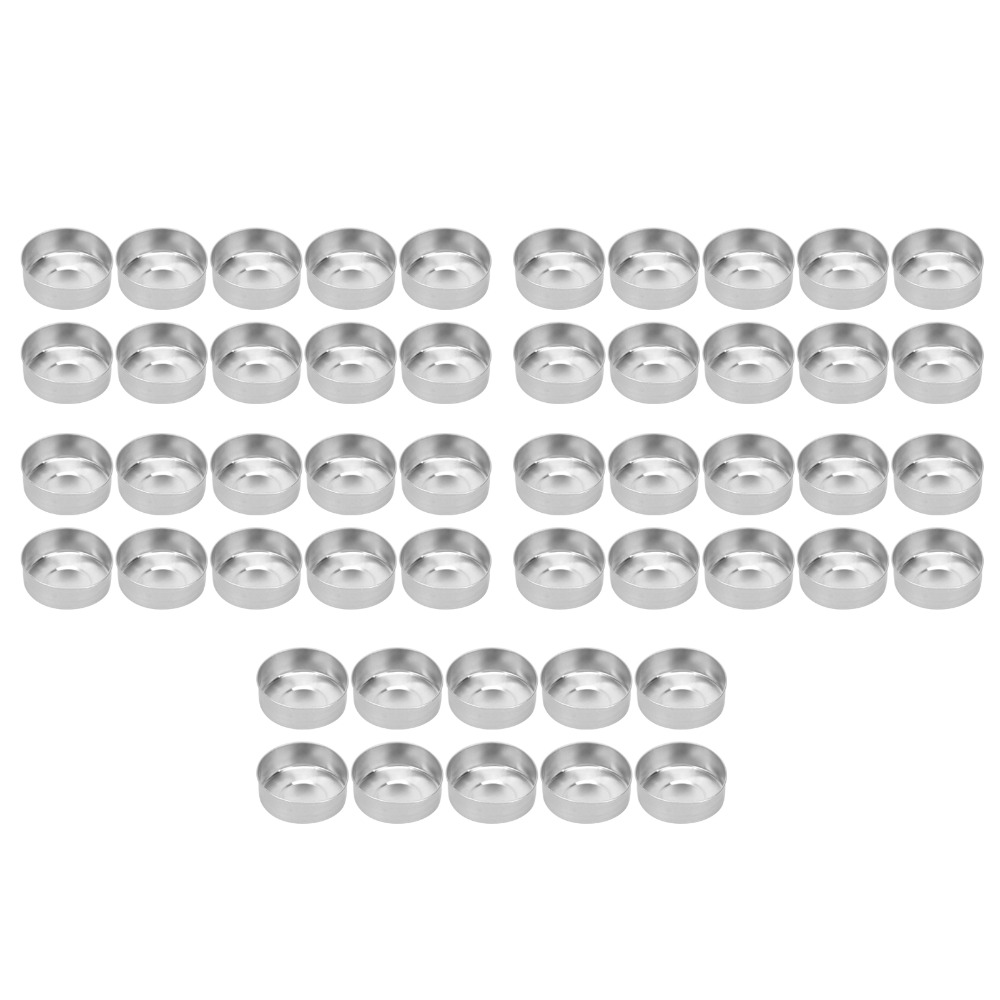 50 Pcs Aluminum Tea Light Cups - Candle X 评论和价格
