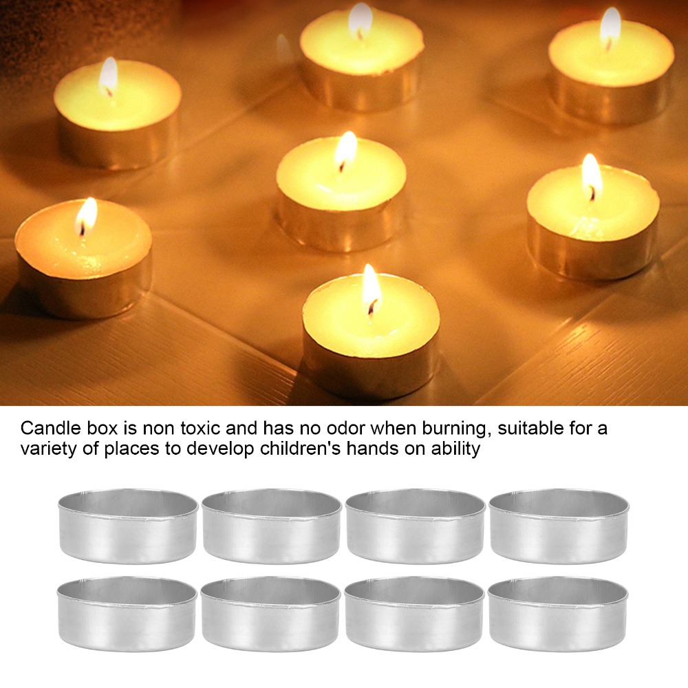 50 Pcs Aluminum Tea Light Cups - Candle X 评论和价格