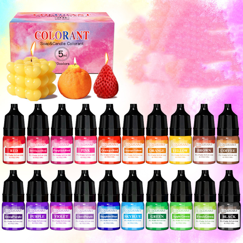 20 Color Candle Dyes Pigment A - Candle Making Kit For Kids 评论和价格