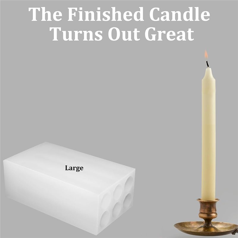 Silicone Candle Mold 6-Hole Lo - Candle X 评论和价格