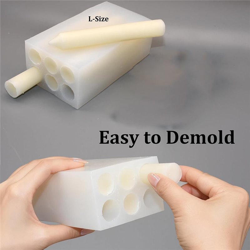 Silicone Candle Mold 6-Hole Lo - Candle X 评论和价格