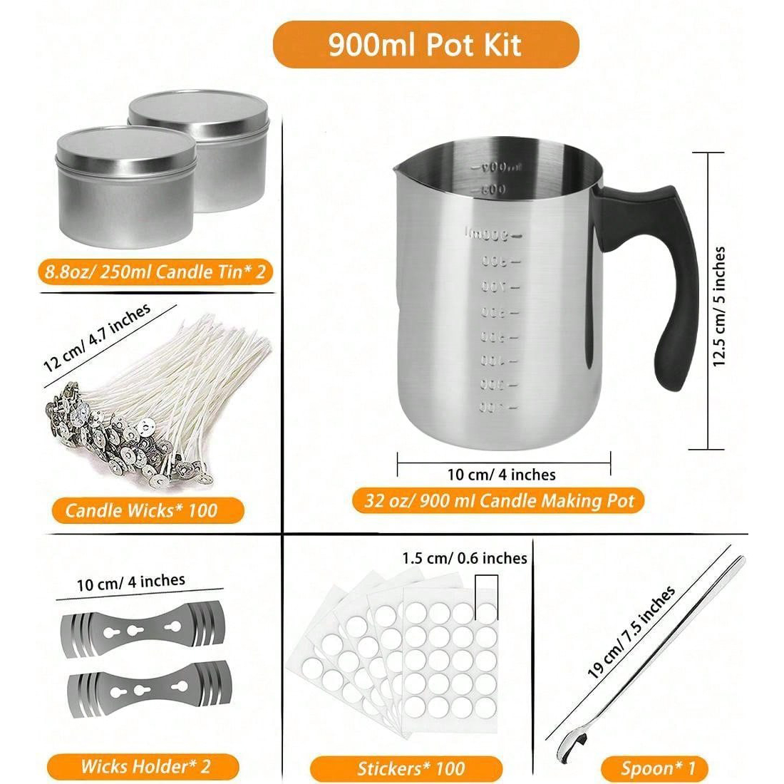 Glintmos Candle Making Starter - Candle Making Kit For Kids 评论和价格