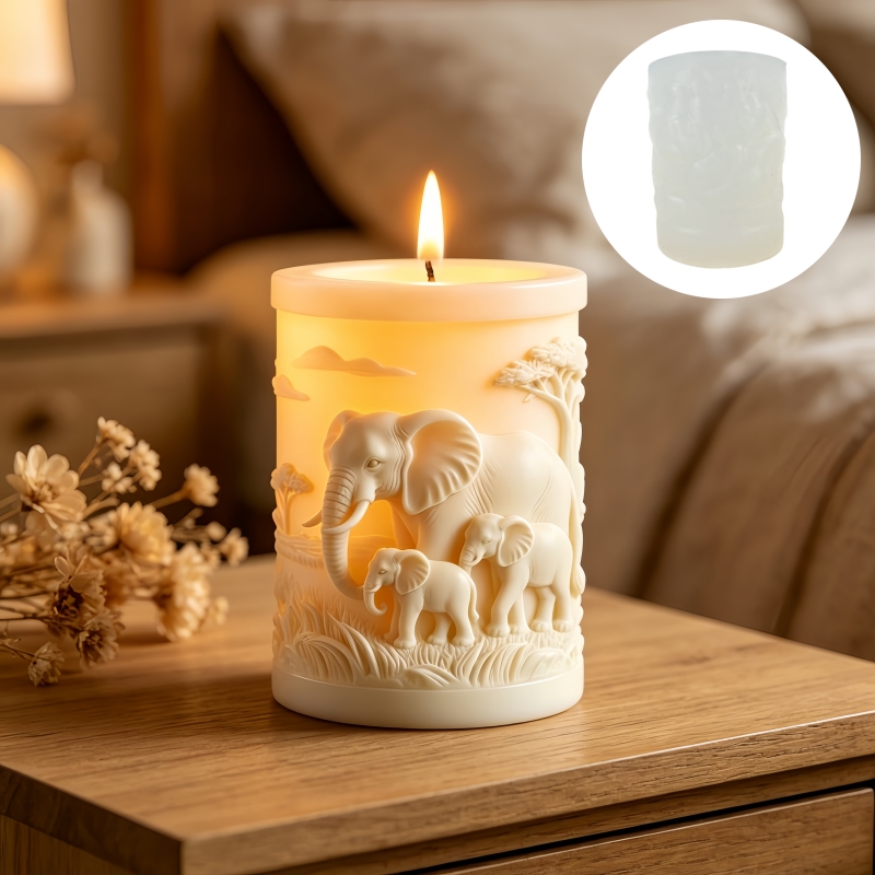 Elephant and Elephant Child Cy - Candle Making Kit For Kids 评论和价格