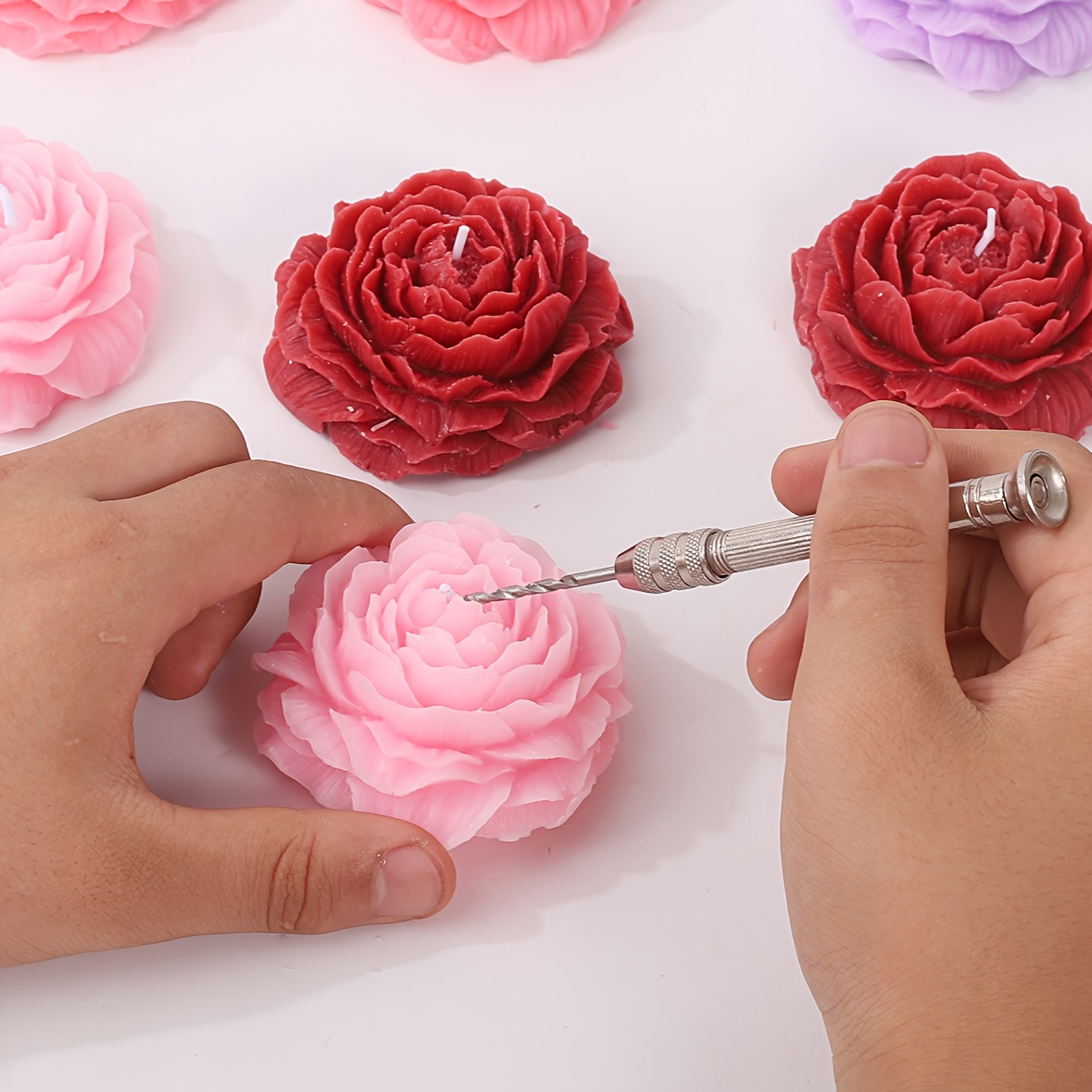 A set of candle punching tools - Candle Making Kit For Kids 评论和价格