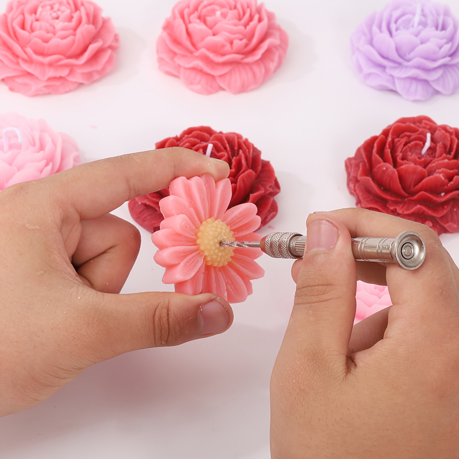 A set of candle punching tools - Candle Making Kit For Kids 评论和价格